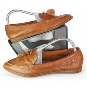 Sperry Top-Sider Saybrook Leather Tasseled Loafers Tan STS85452 Women's 9